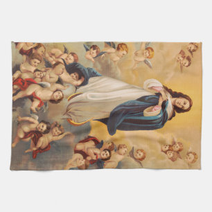 The Assumption of the Virgin Mary Tea Towel