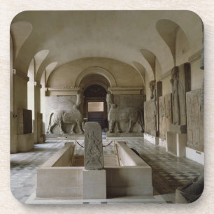 The Assyrian Room at the Louvre in Paris (photo) Coaster