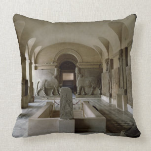 The Assyrian Room at the Louvre in Paris (photo) Cushion