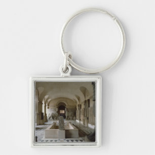 The Assyrian Room at the Louvre in Paris (photo) Key Ring