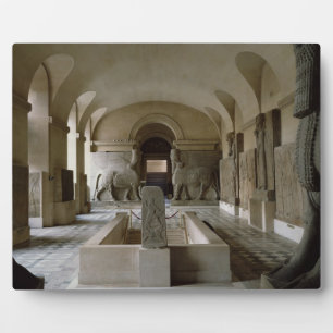 The Assyrian Room at the Louvre in Paris (photo) Plaque