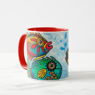 The Astounding and Amazing Flying Fish Mug