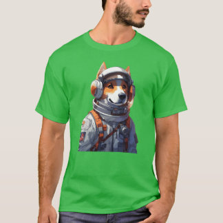 The astronaut dog funny gift T-Shirt