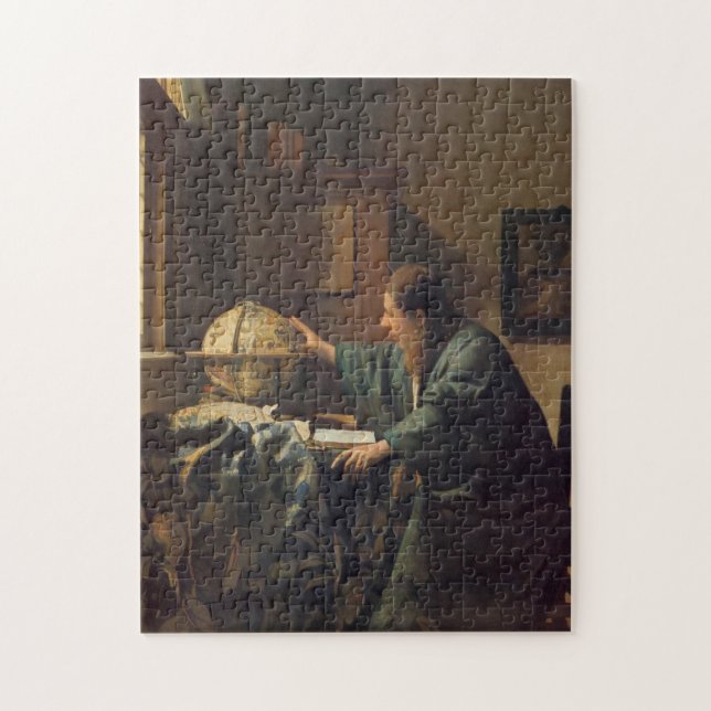The Astronomer by Johannes Vermeer Jigsaw Puzzle (Vertical)