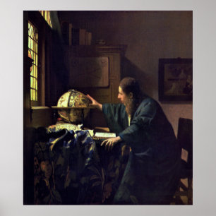 The Astronomer by Johannes Vermeer Large Poster