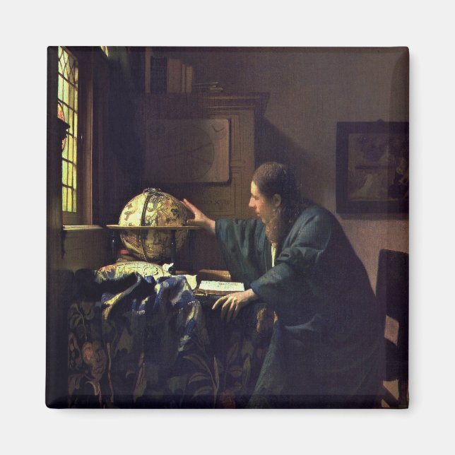 The Astronomer by Johannes Vermeer Magnet (Front)