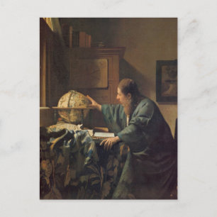 The Astronomer by Johannes Vermeer Postcard