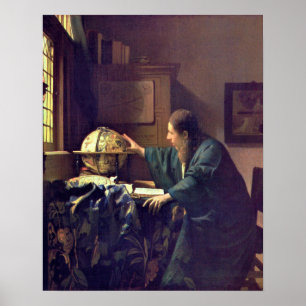 The Astronomer by Vermeer - Poster