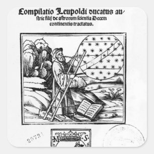 The Astronomer Square Sticker