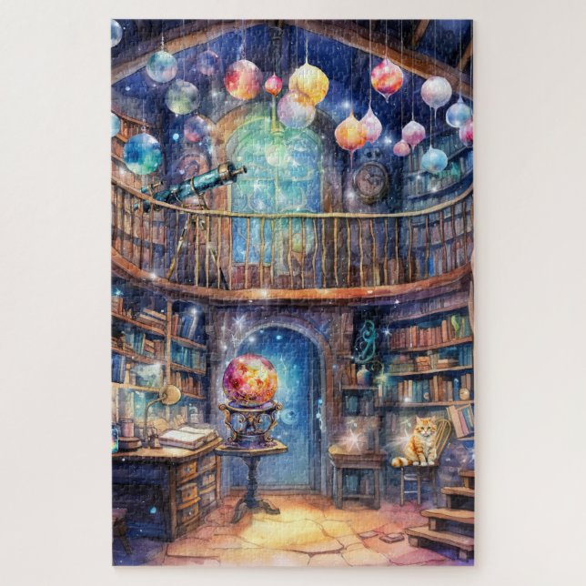 The Astronomer's Library Jigsaw Puzzle (Vertical)