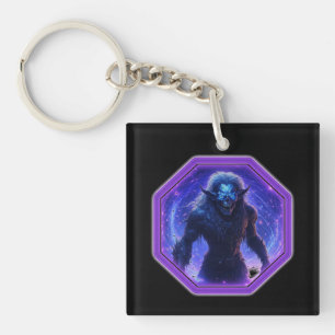 The Aswang Emerges From A Star Portal Key Ring