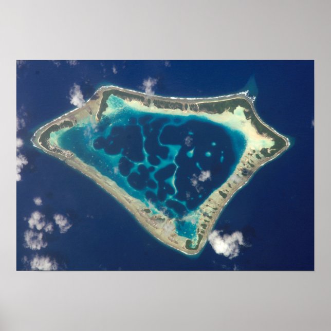The Atafu atoll in Tokelau Poster (Front)