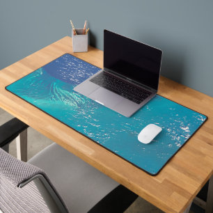 The Atlantic Ocean Off The Coast Of The Bahamas Desk Mat