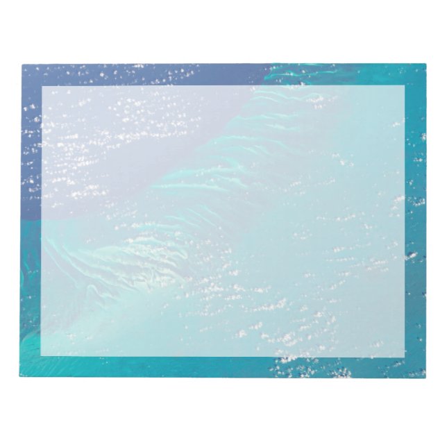 The Atlantic Ocean Off The Coast Of The Bahamas Notepad (Front)