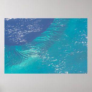 The Atlantic Ocean Off The Coast Of The Bahamas Poster
