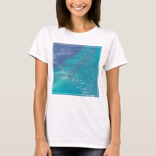 The Atlantic Ocean Off The Coast Of The Bahamas T-Shirt (Front)