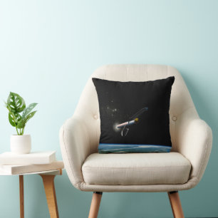The Atlas V541 Launch Vehicle In Orbit. Cushion