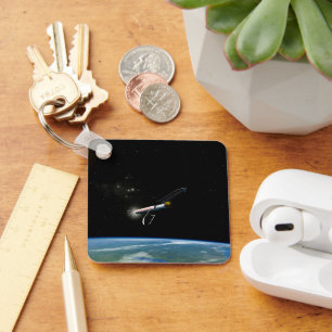 The Atlas V541 Launch Vehicle In Orbit. Key Ring