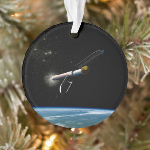 The Atlas V541 Launch Vehicle In Orbit. Ornament