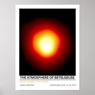 The Atmosphere of Betelgeuse Space Education Poster