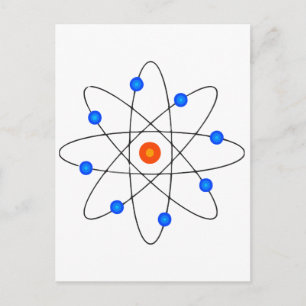 The atom postcard