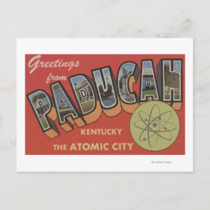 The Atomic City - Large Letter Scenes Postcard