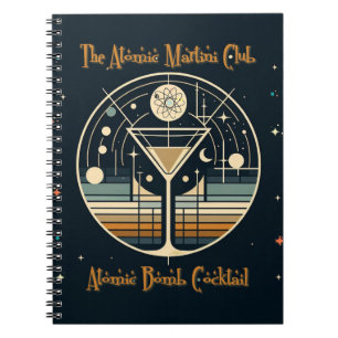 The Atomic Martini Club Atomic Bomb Cocktail Notebook