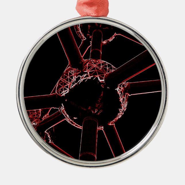 The Atomium Metal Tree Decoration (Front)