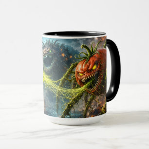 The attack of the Colossus mutant veggie two tone  Mug