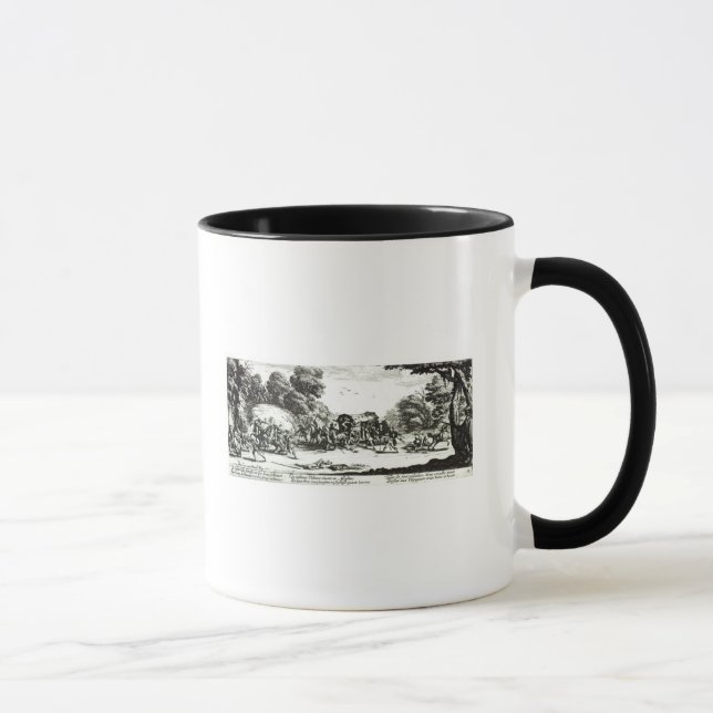 The Attack on the Stagecoach Mug (Right)