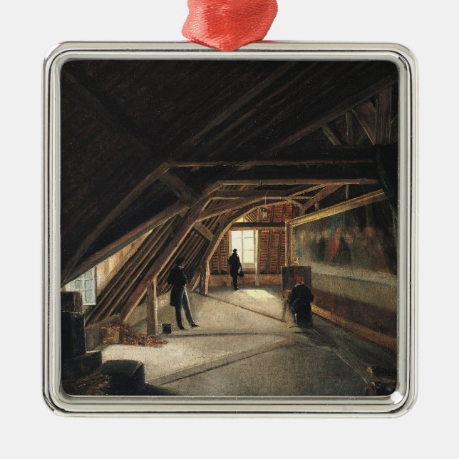 The Attic of a Museum Metal Tree Decoration (Front)