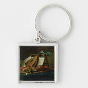 The Attributes of Music, 1770 (oil on canvas) Key Ring
