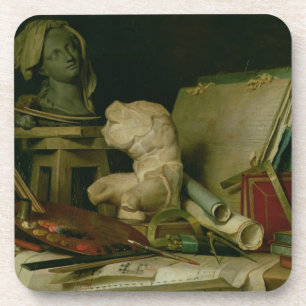 The Attributes of the Arts, 1769 (oil on canvas) Coaster