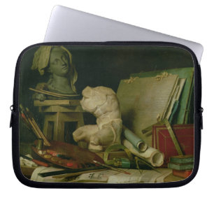 The Attributes of the Arts, 1769 (oil on canvas) Laptop Sleeve