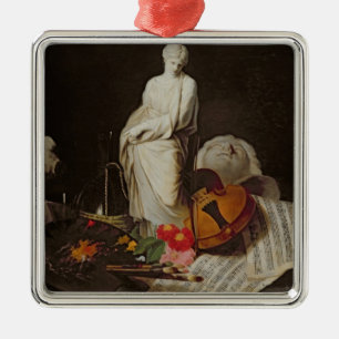 The Attributes of the Arts Metal Ornament