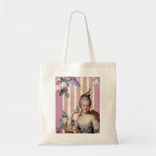 Thé au Petit Trianon – rose Tote Bag (Front)