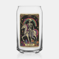 "The Audacity" Funny Skeleton Tarot Card