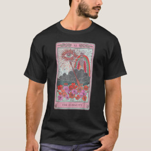 The Audacity Skeleton Tarot Card Sun Evil Eye Aest T-Shirt