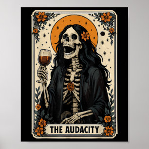 The Audacity Tarot Card  Poster