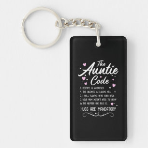 The Auntie Code Key Ring