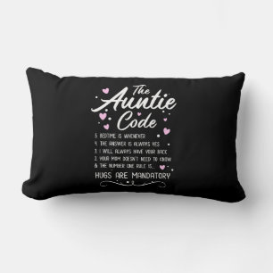 The Auntie Code Lumbar Cushion