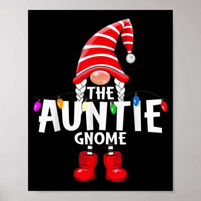 The Auntie Gnome Christmas Matching Pajama  Poster (Front)