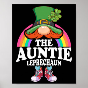 The Auntie Leprechaun St Patricks Day Costume Poster