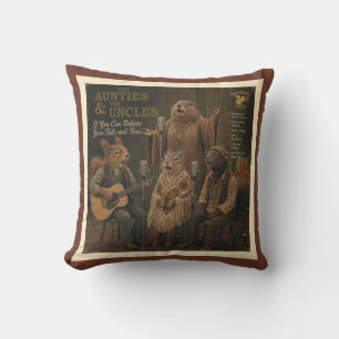 The Aunties & the Uncles: a Parody Cushion