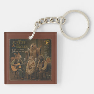 The Aunties & the Uncles: a Parody Key Ring