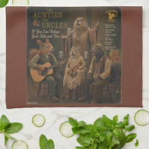 The Aunties & the Uncles: a Parody Tea Towel