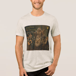 The Aunties & the Uncles: a Parody Tri-Blend Shirt