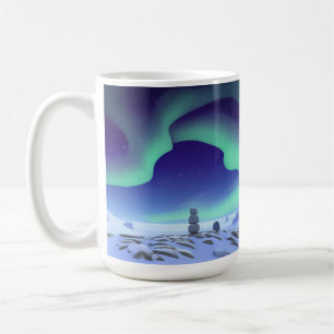 The Aurora Borealis: Dancing Lights Of The North Coffee Mug
