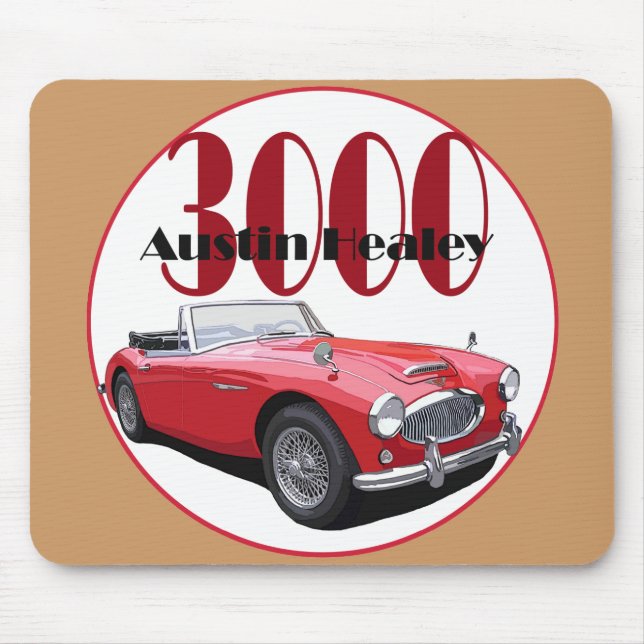 The Austin Healey 3000 Mouse Pad (Front)