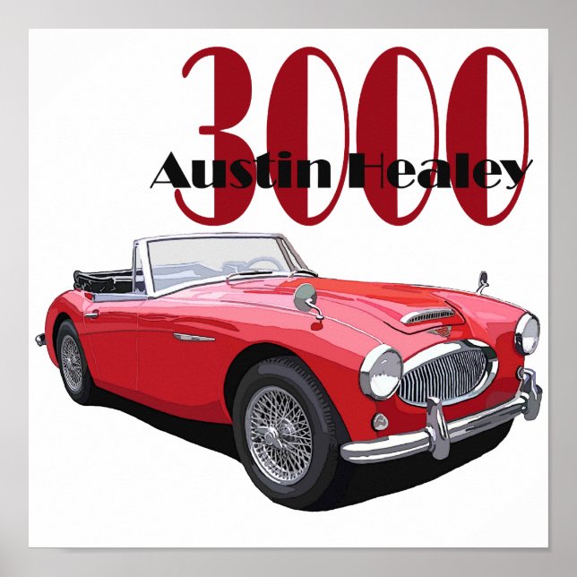 The Austin Healey 3000 Poster (Front)